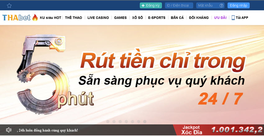 Hỗ trợ nạp rút minh bạch, nhanh chóng